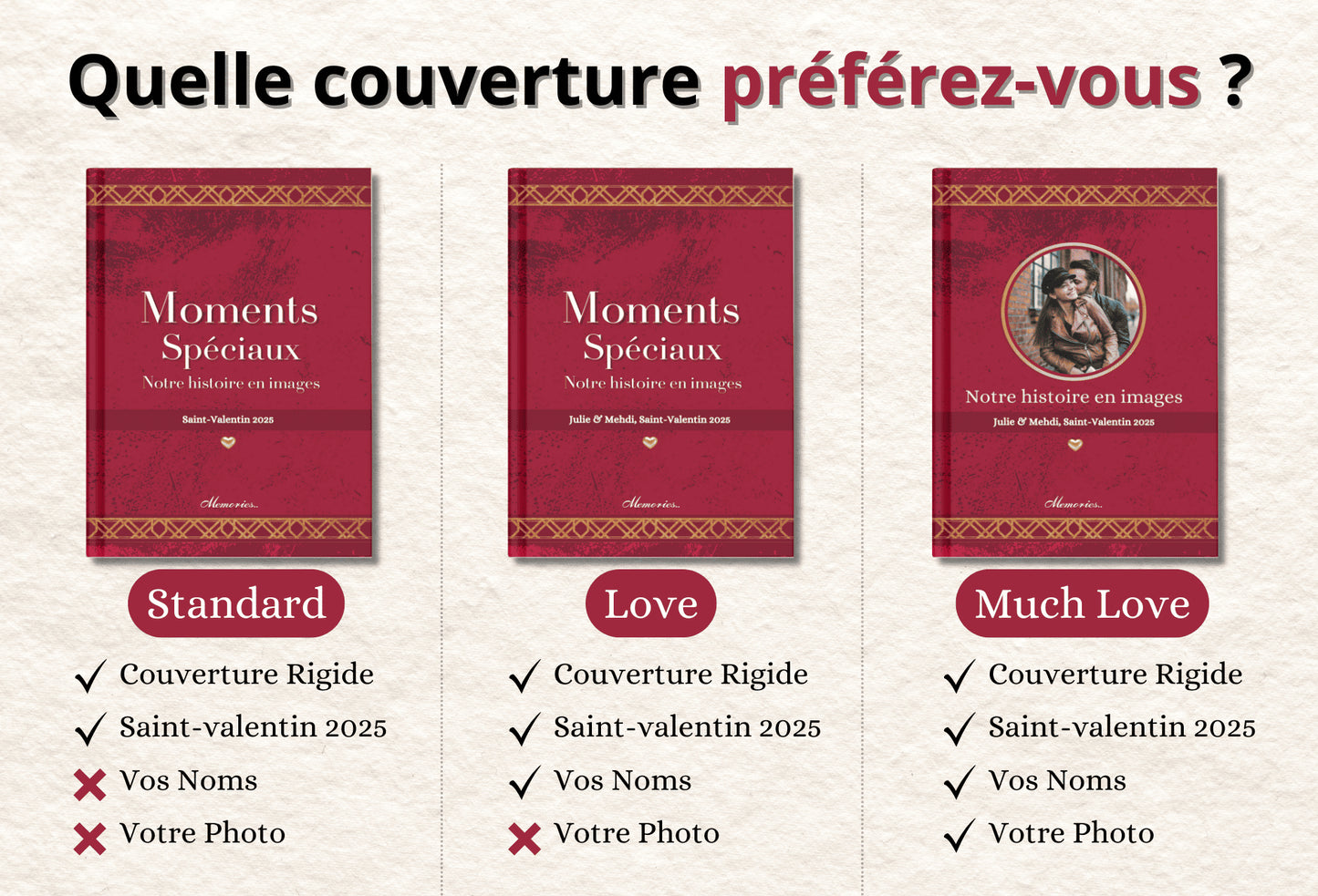 Livre Memories Valentin (40 Photos)